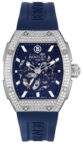 Bentley Velocity Prodigy Automatic Watch – Blue Dial with Blue Rubber Strap