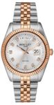 Bentley Adventure Journey Men's Watch – Silver Dial with Two-Tone Rose Gold